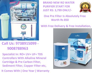 Brand new Ro water purifier start for just Rs: 3,799 only