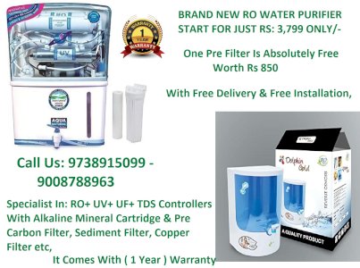 Brand new Ro water purifier start for just Rs: 3,799 only