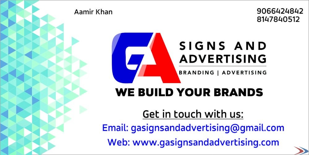 LED Sign Board Manufacturers in bangalore | GA   Signs and Advertising