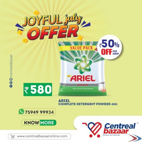 Centreal Bazaar Supermarket Kerala: Buy Groceries Online at Discounted Rates