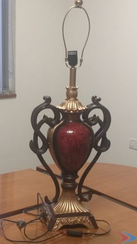 Imported Antique Ceramic Lamp with shade