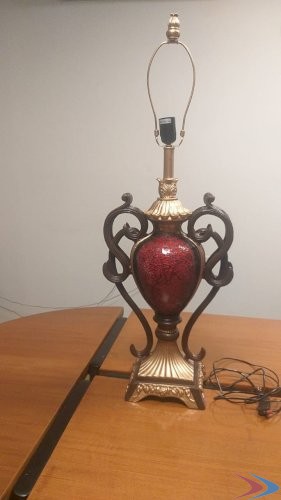 Imported Antique Ceramic Lamp with shade