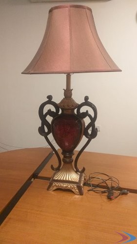 Imported Antique Ceramic Lamp with shade