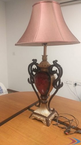 Imported Antique Ceramic Lamp with shade