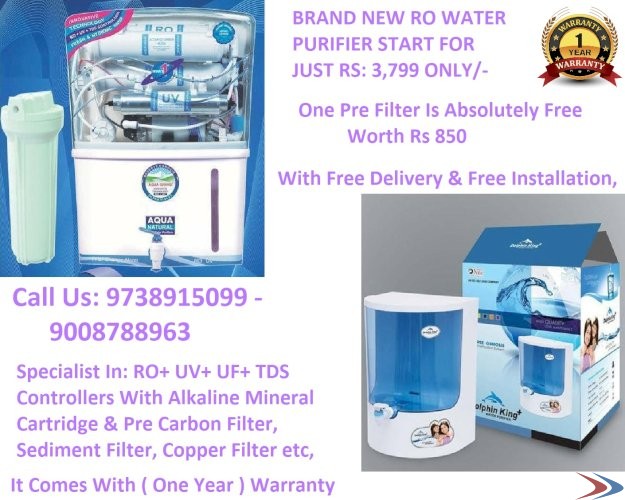 Brand new Ro water purifier start for just Rs: 3,799 only