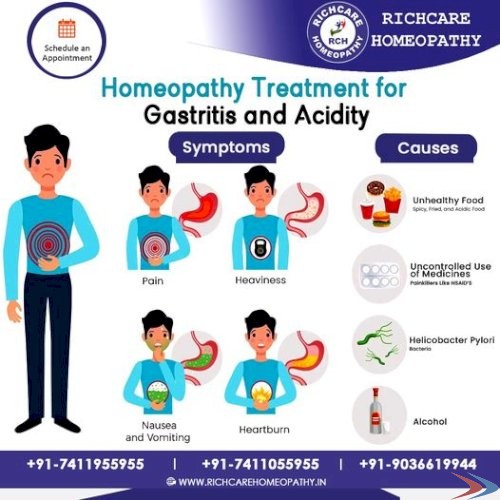 Gastritis Treatment, Medicine & Cure In Homeopathy