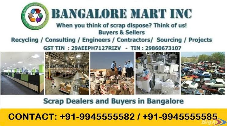 Scrap Dealers and Buyers In Bangalore 