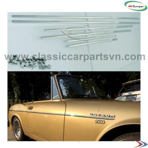 Trims line Datsun Roadster Fairlady 1600 2000 year 1967 to 1970 (convex)